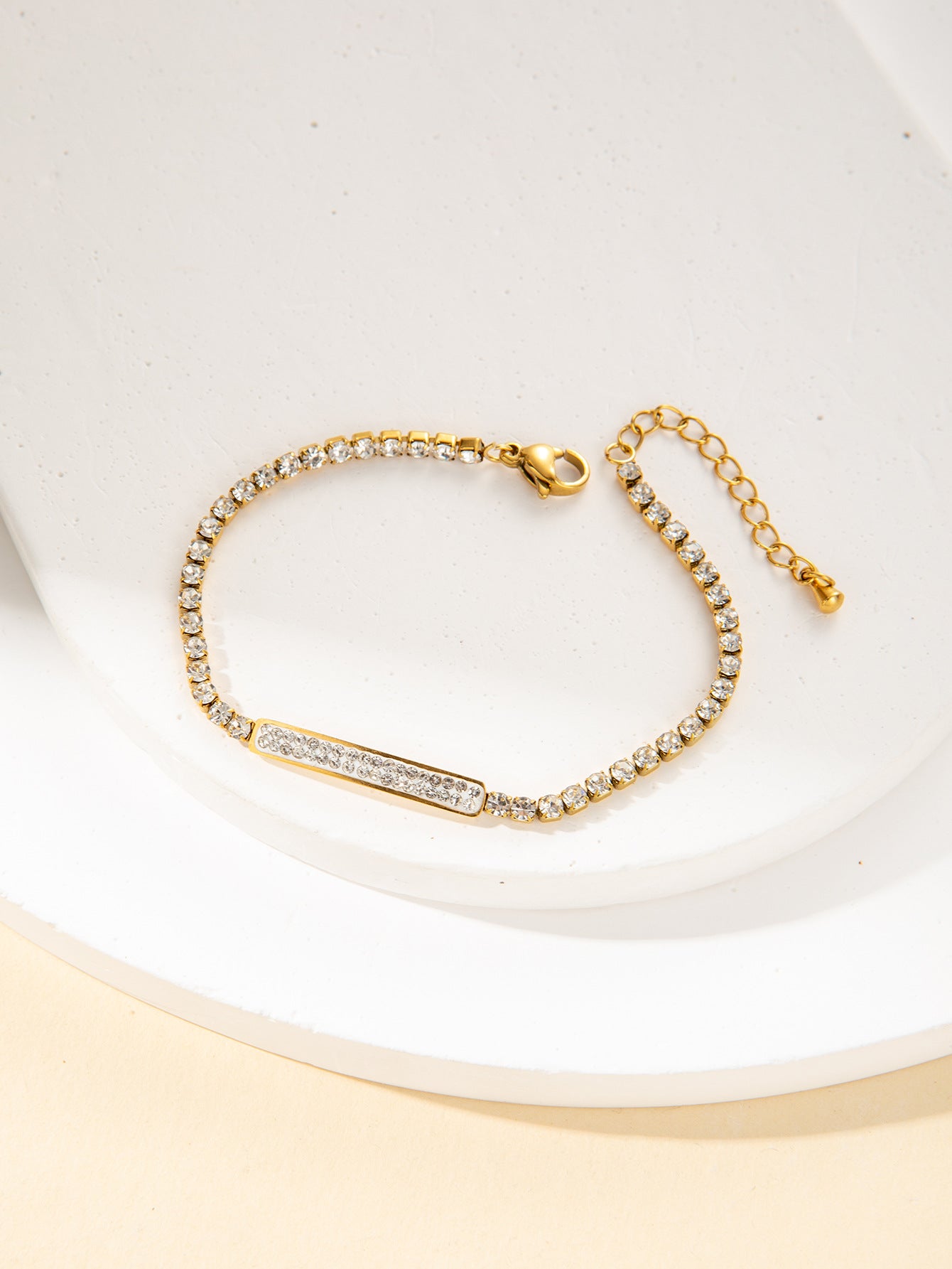 Wholesale Titanium Steel Heart  Butterfly Haoshi Bracelet ACC-BT-BangJie001