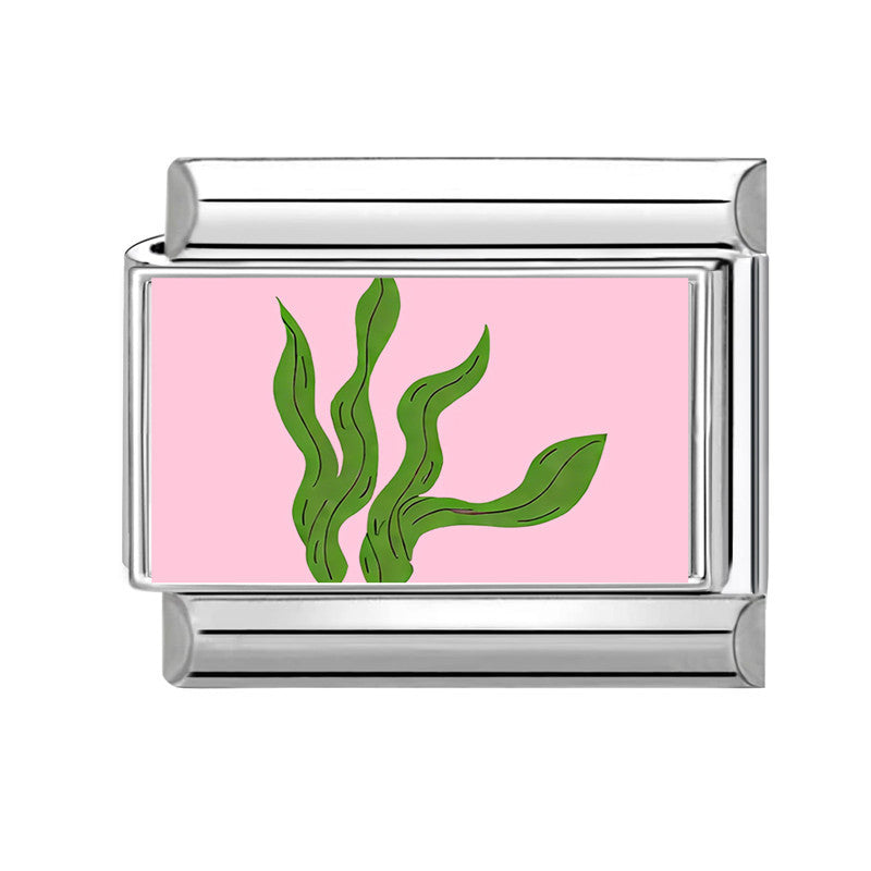 Wholesale 9mm Italian Charm Starter Bracelets DIY Marine Series Stainless Steel Composable Bracelet