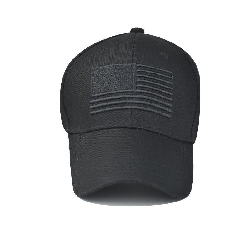 Wholesale Embroidered American Flag Baseball Cap Trendy Hip Hop Style Adjustable Hat For Outdoor Sports Everyday Casual Wear