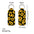 Wholesale 6pcs   Sunflower Daisy Lipstick Set Keychain