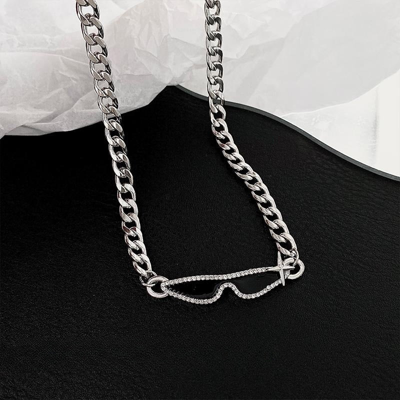 Großhandel Sonnenbrille Kubanische Halskette Accessoires Halskette