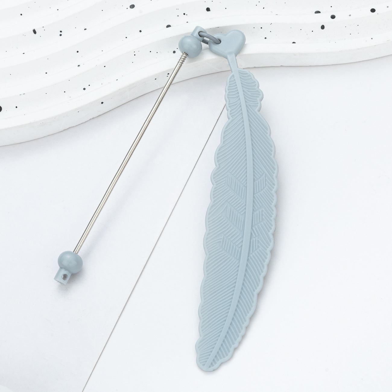 Wholesale DIY Beadable Feather Bookmark