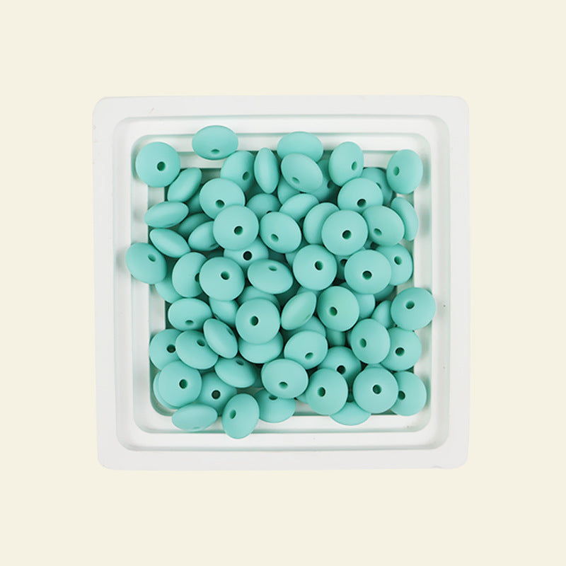 Wholesale 100pcs Abacus Beads 12mm Silicone Flat Beads DIY for Beadable ACC-BDS-JIaHao002