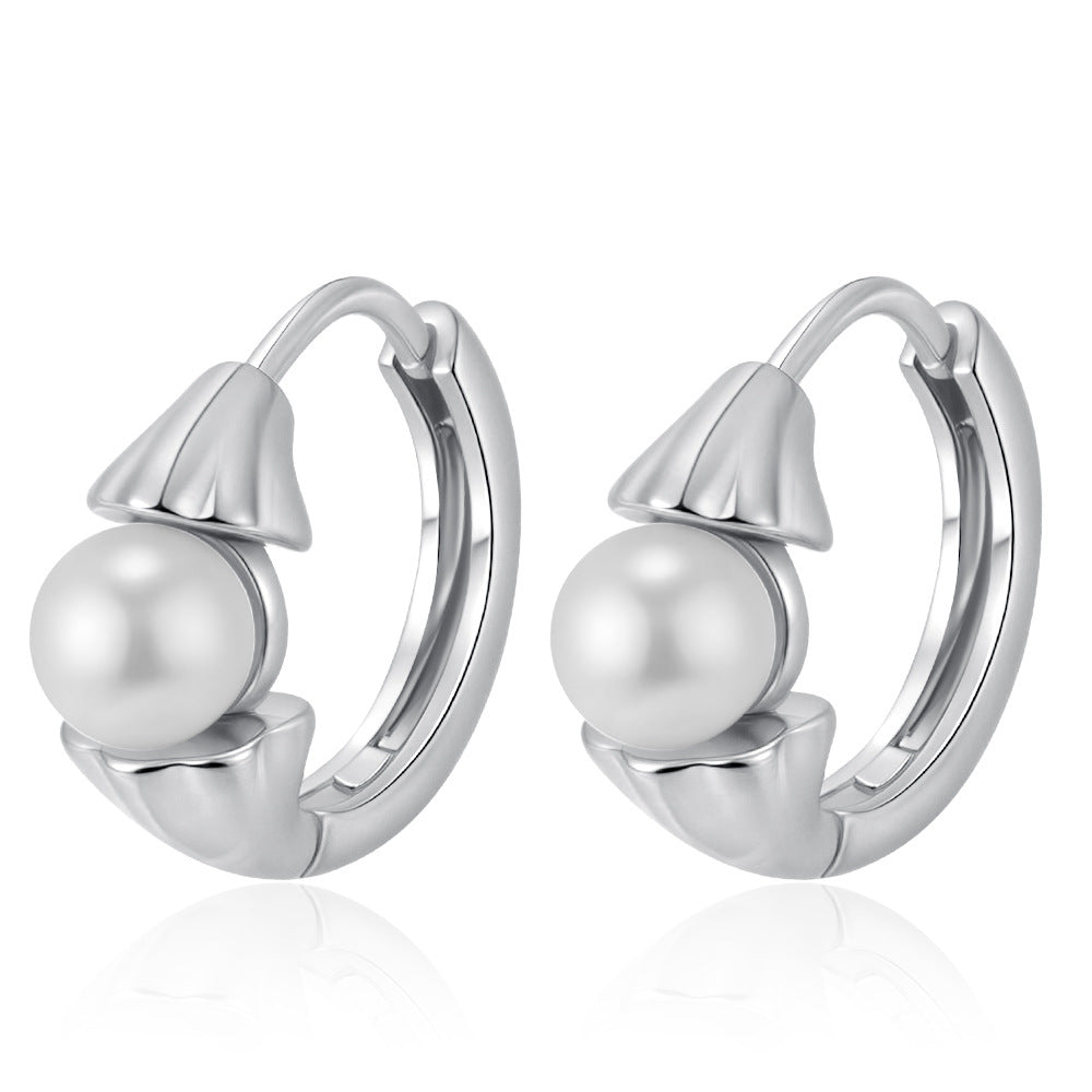 Wholesale Zircon Earrings Stainless Steel 18K Plated Trendy Jewelry Accessory for Women