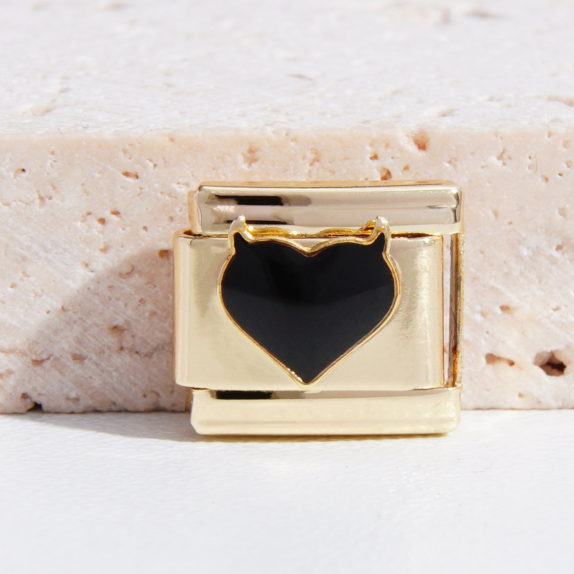 Wholesale Italian Charm Bracelet 9mm DIY Splicing Christmas Gold Titanium Steel Composable Bracelet