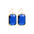 Wholesale  Color Transparent Square Zircon Earrings