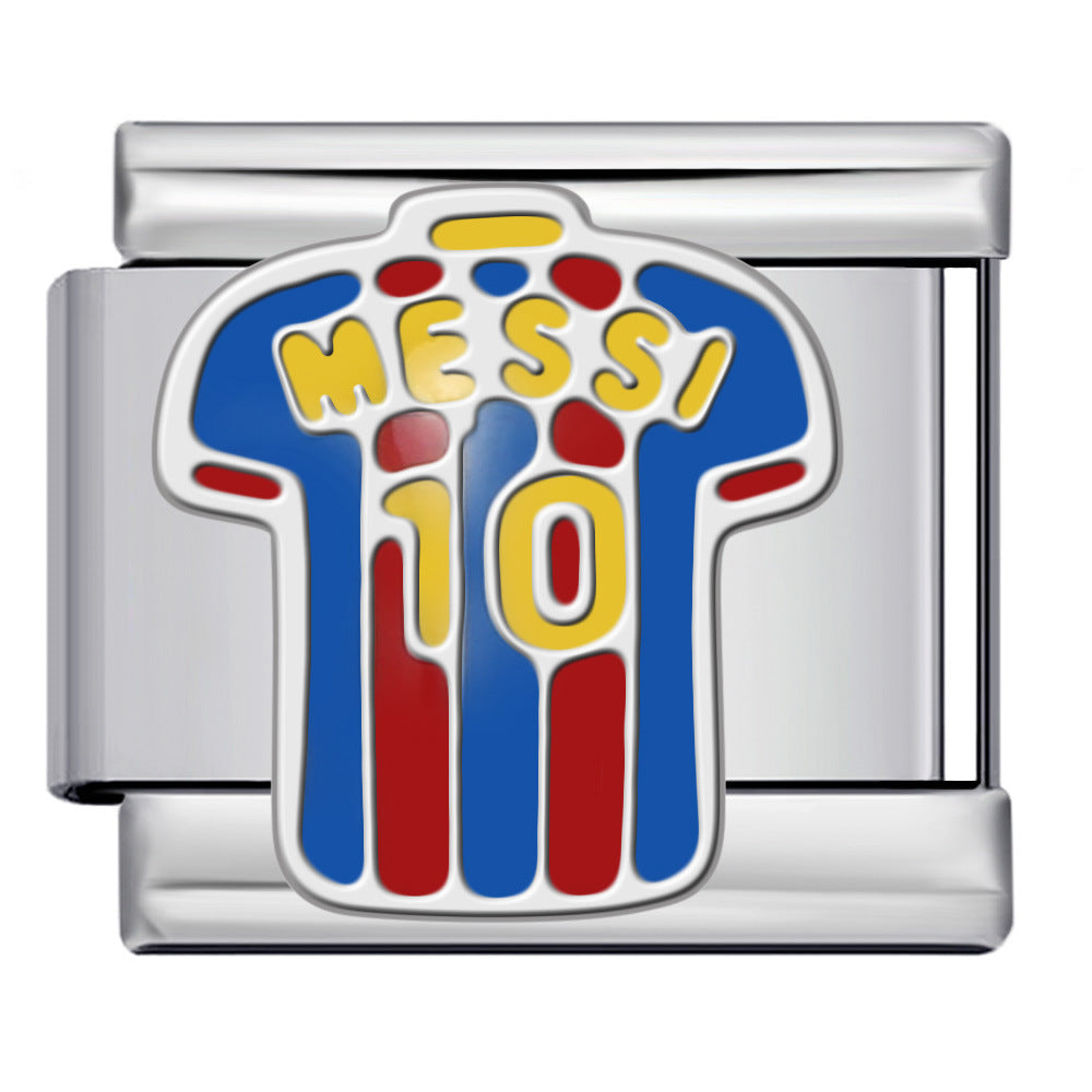 Wholesale 9mm Italian Charm Starter Bracelets DIY square Single Section Creative Stainless Steel Composable Bracelet