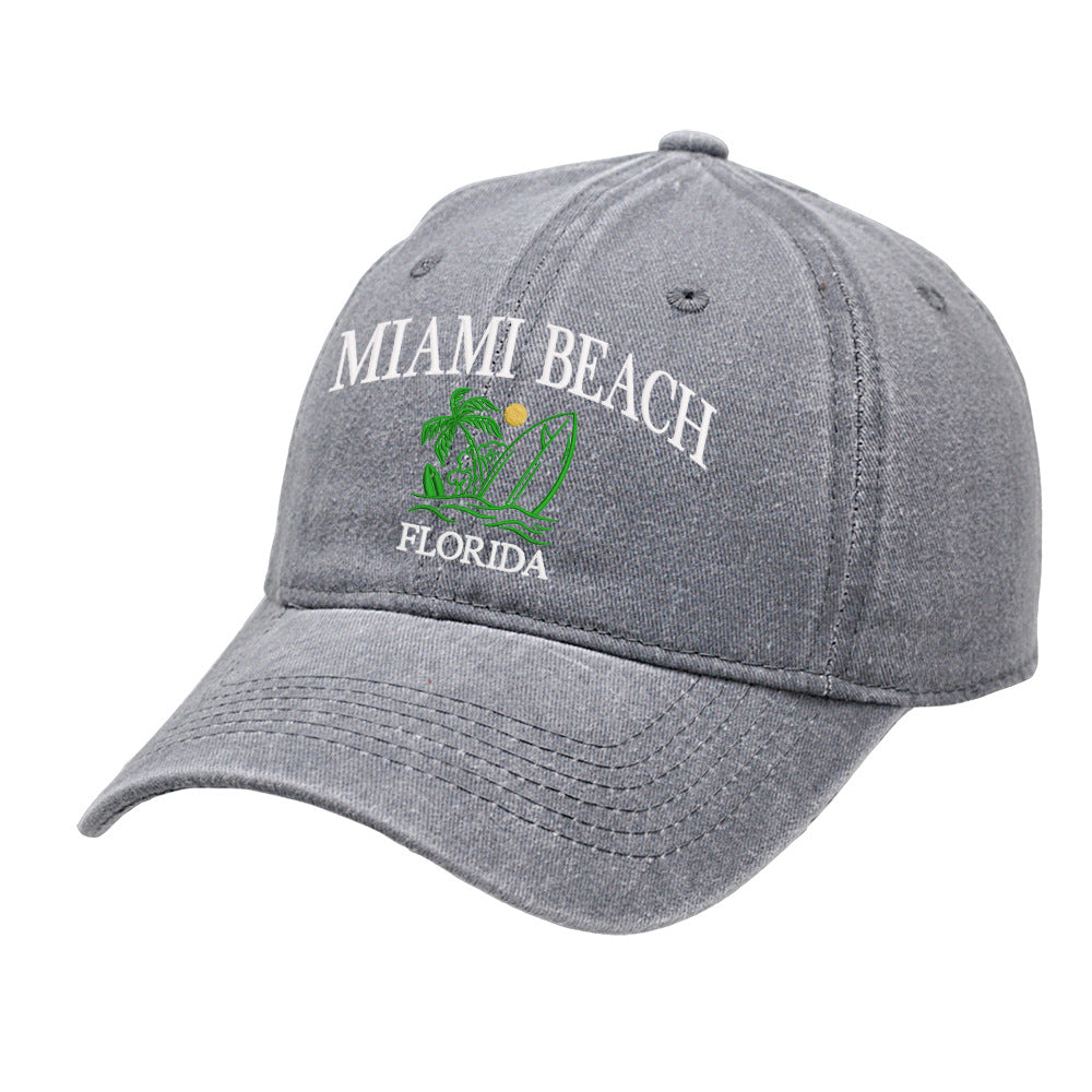 Wholesale Vintage Beach Hat Baseball Cap Embroidered Beach Cap ACC-HT-HaiPu003