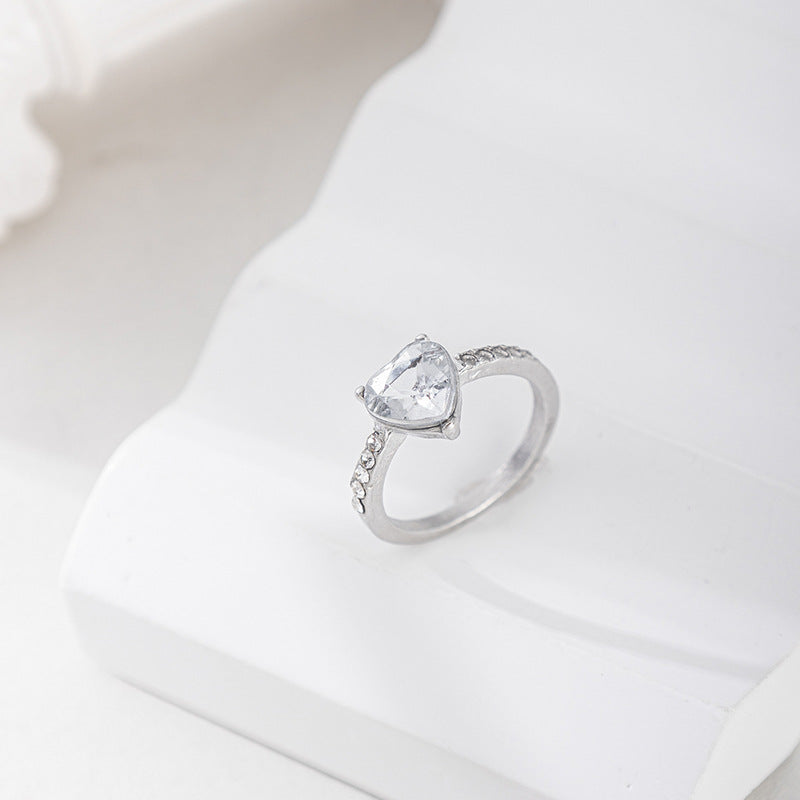 Wholesale personality diamond alloy ring  love ring