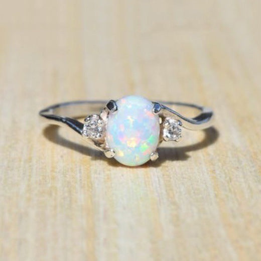 Wholesale  colored diamond ring  light luxury  ring