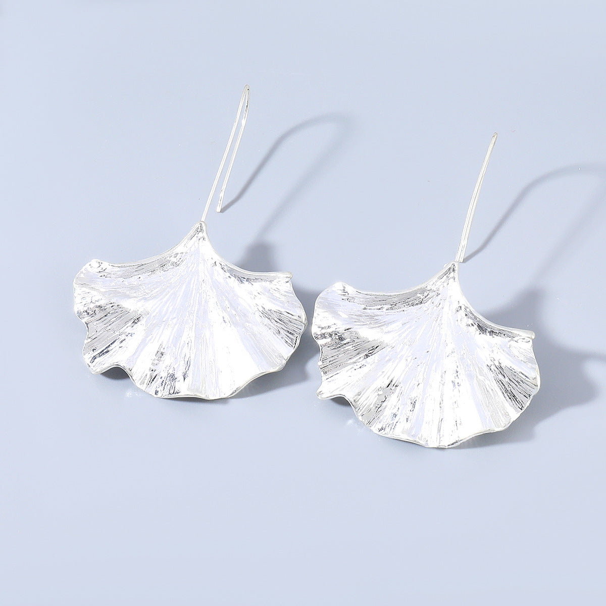 Wholesale  Exaggerated Alloy Ginkgo Leaf  earrings