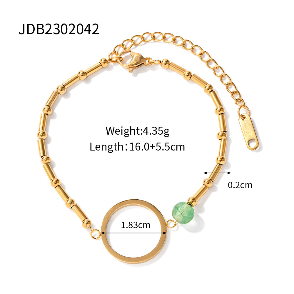 Wholesale Cuban Chain Bracelet Stainless Steel Bracelets Gold Plated Bracelet Hand Jewelry ACC-BT-JD003
