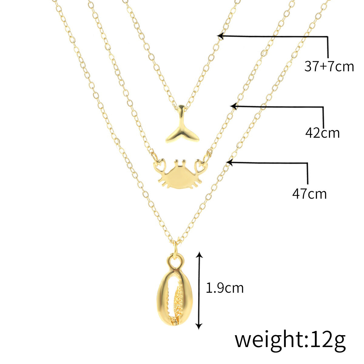 Wholesale Metal  Hip-hop Style Cold Style Simple Necklace