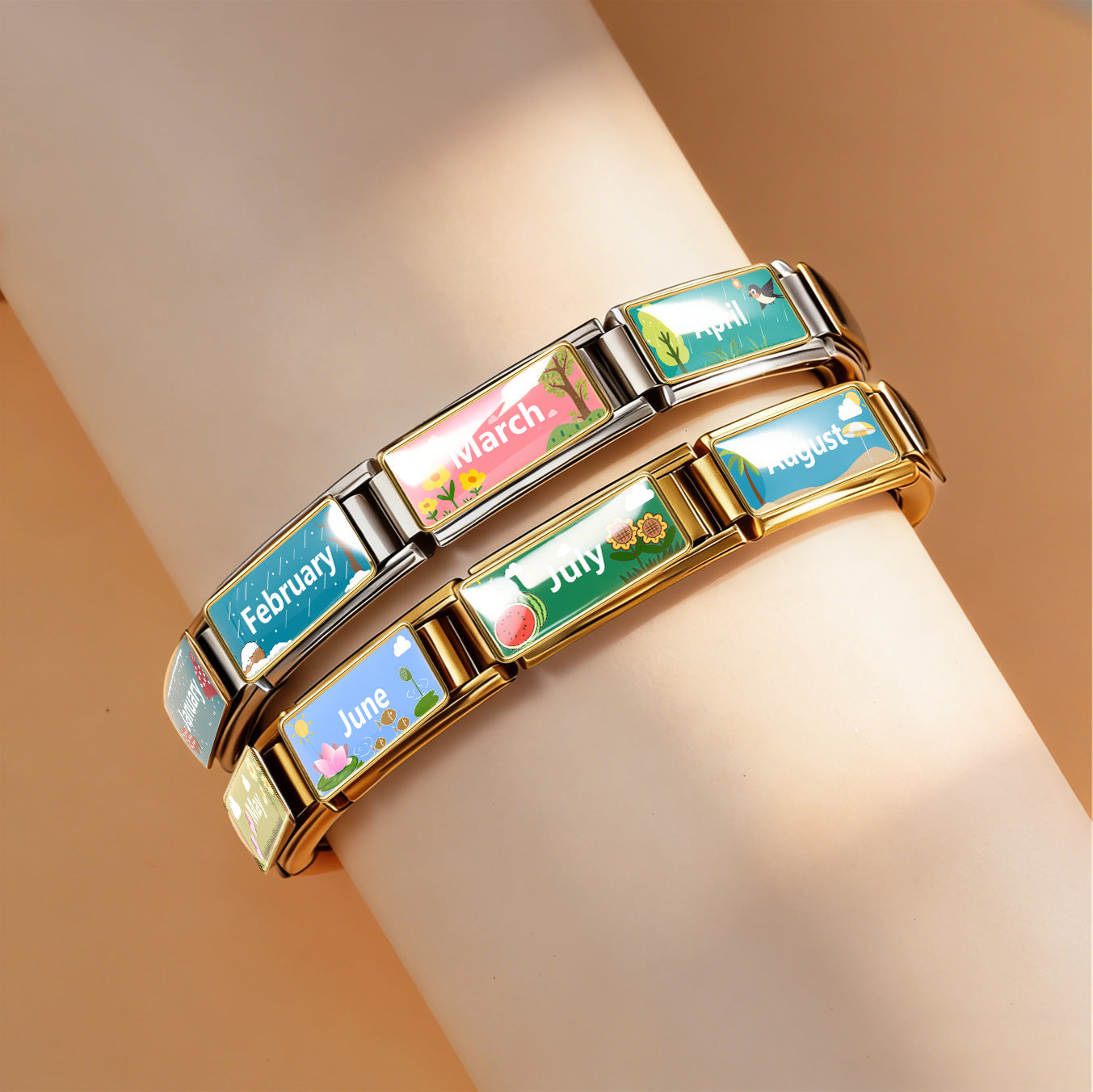 Wholesale Stainless Steel Modular Bracelet Long Strip Design for Everyday Wear Fashion Jewelry Accessory