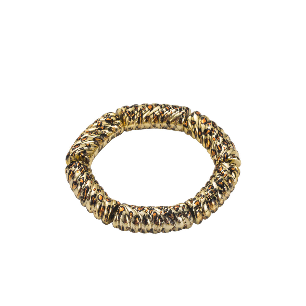 Braccialetto acrilico all'ingrosso gioielli elastici a mano con temperamento semplice