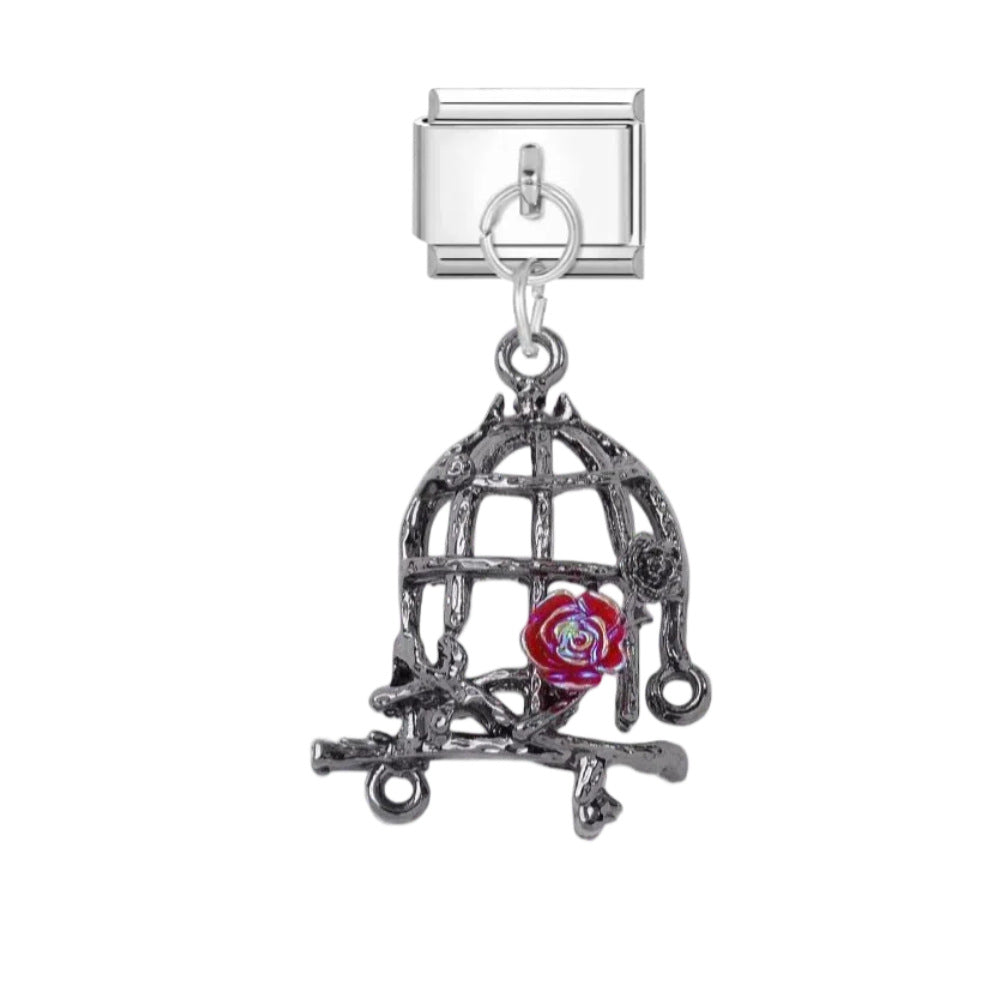 Wholesale Punk Cross DIY Bracelet Charms Titanium Steel Fashion Accessory for Gift and Boutique Resale