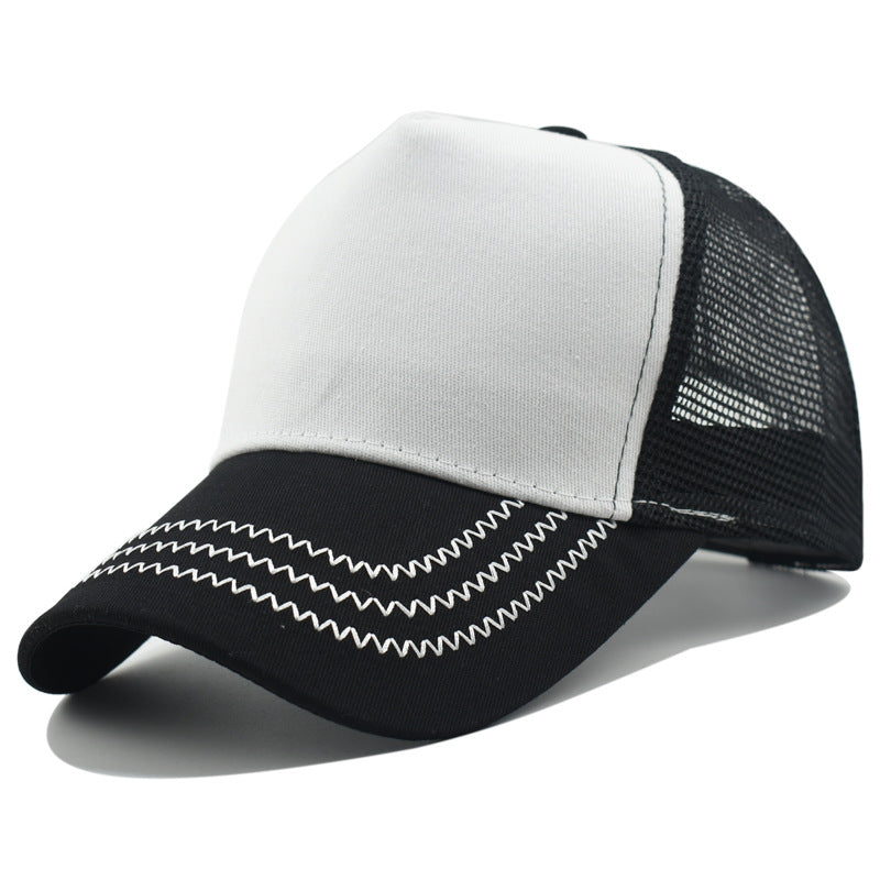 Wholesale Solid Color Five Panel Mesh Hat Baseball Cap ACC-HT-Xiny011