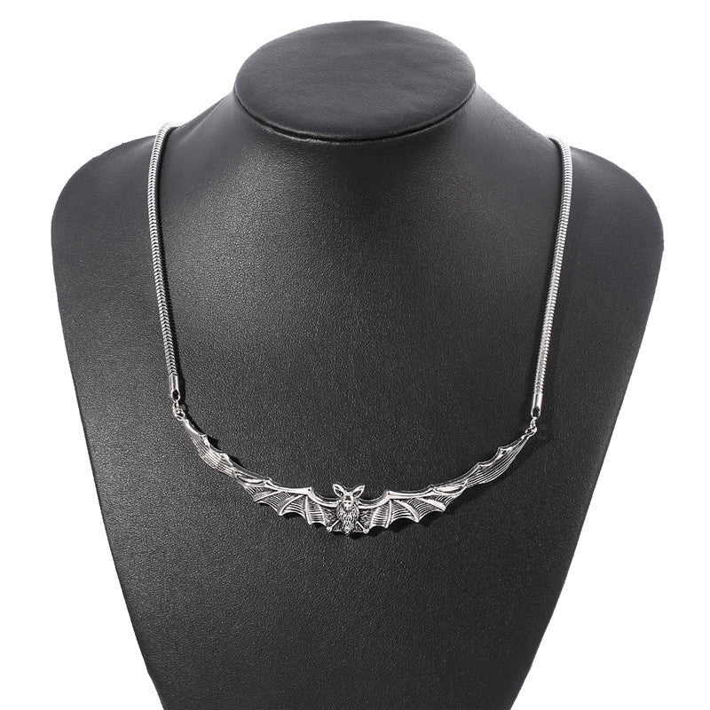 Wholesale  Series Double Winged Bat Pendant Necklace
