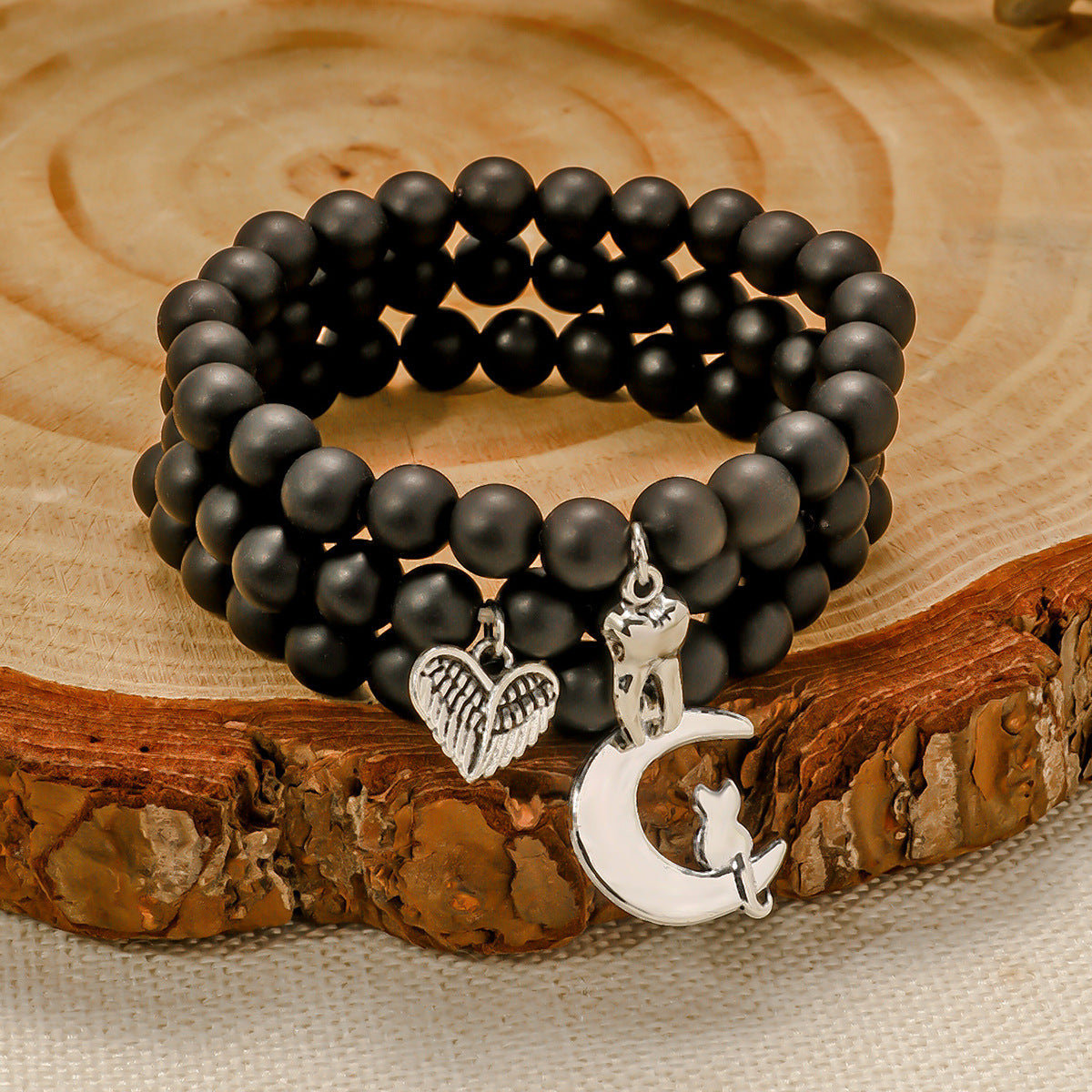 Wholesale Five-pointed Star Butterfly Multi-layered Beaded Bracelet ACC-BT-GL004