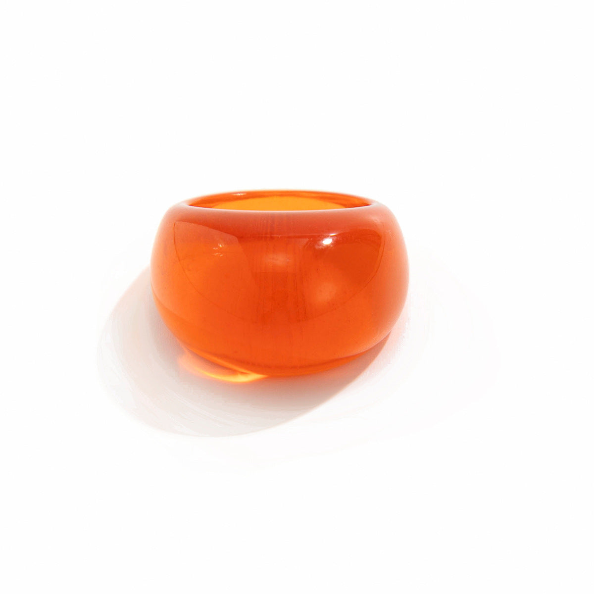 Wholesale Trendy Ombre Resin Wide Band Ring Women S Everyday Jewelry Accessory