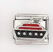 Wholesale 5pcs Italian Charm Bracelet 9mm DIY Splicing Car and Ship Series Stainless Steel Composable Bracelet