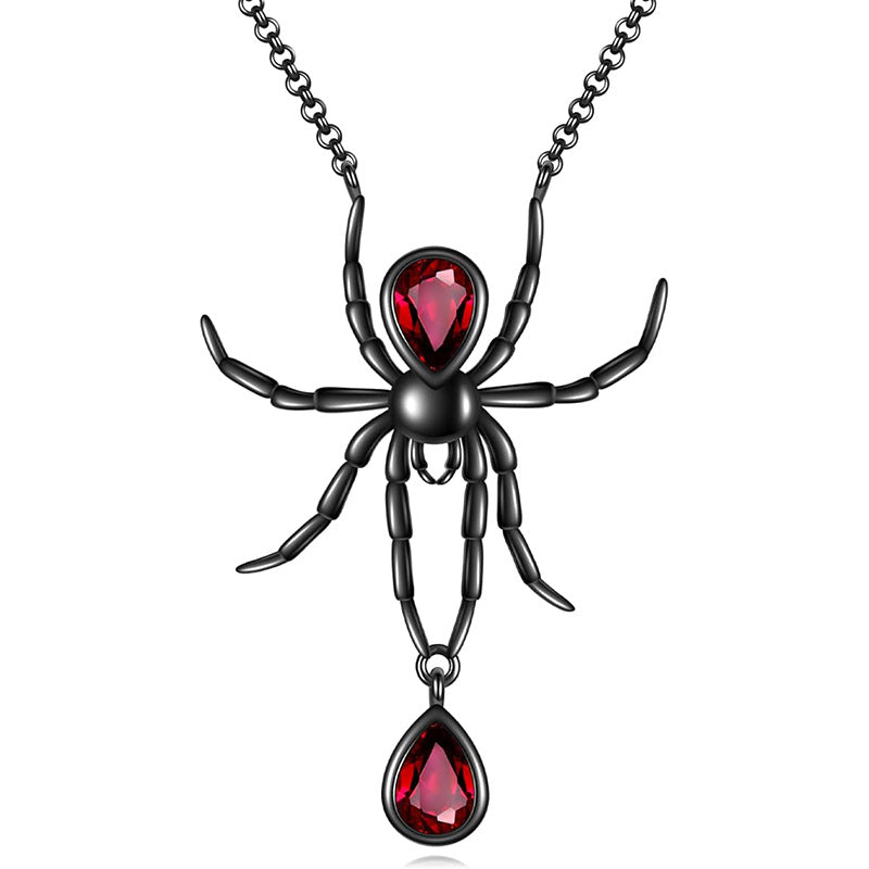 Wholesale Halloween Spider Pendant Necklace