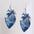 Wholesale  Summer Beach Vacation Blue Ocean Wind Plate Earrings