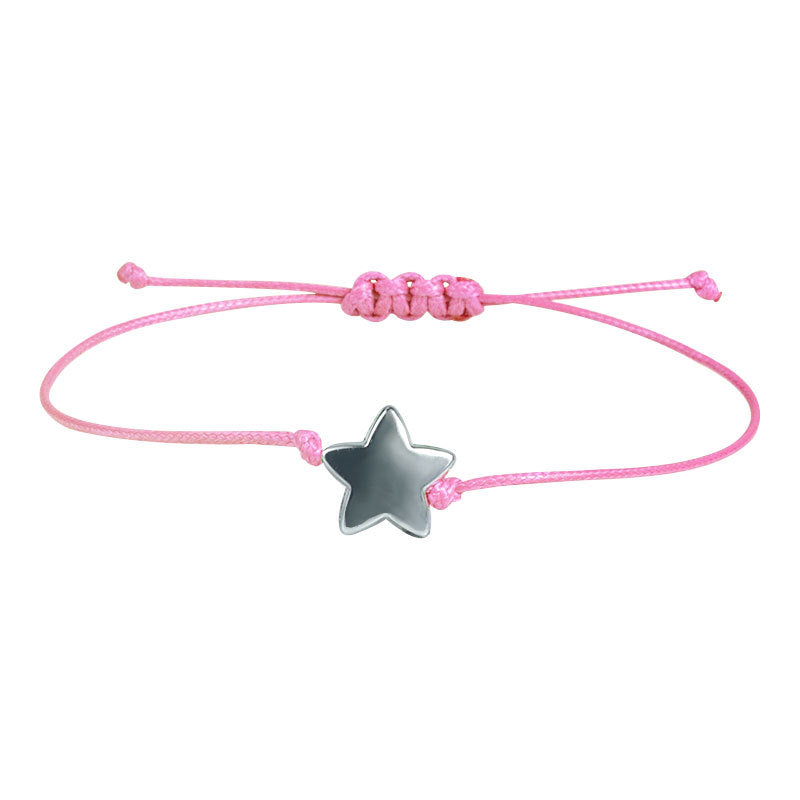 Wholesale Five-pointed Star Woven Hand Rope Color Adjustable Bracelet