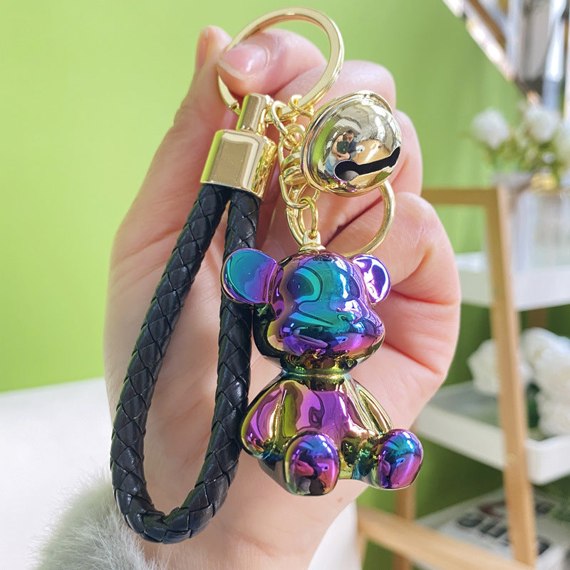 Wholesale Cartoon Magic Color Acrylic Bear Keychain Lanyard Keychain ACC-KC-YanG007