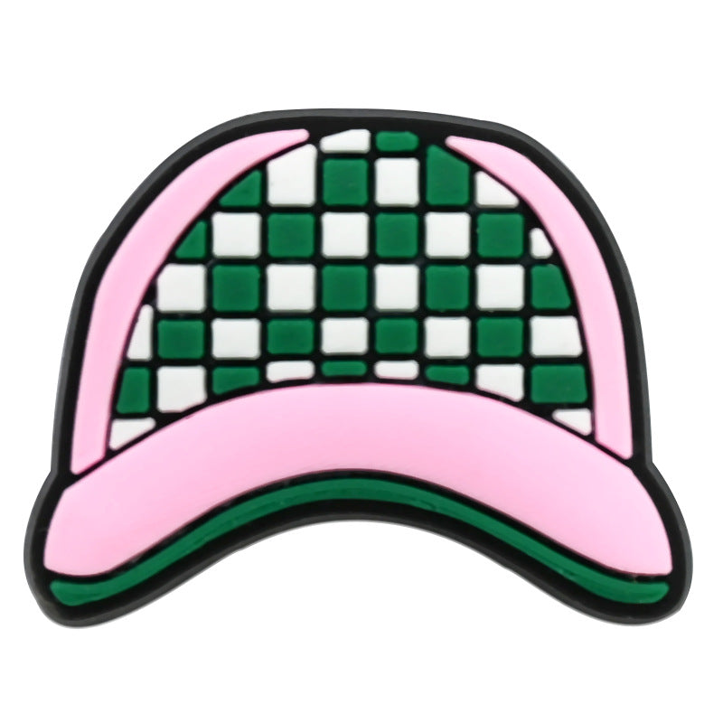 Wholesale Random 100pcs Pickle Ball PVC Soft Rubber Shoe Buckle Decoration ACC-SC-RYY078