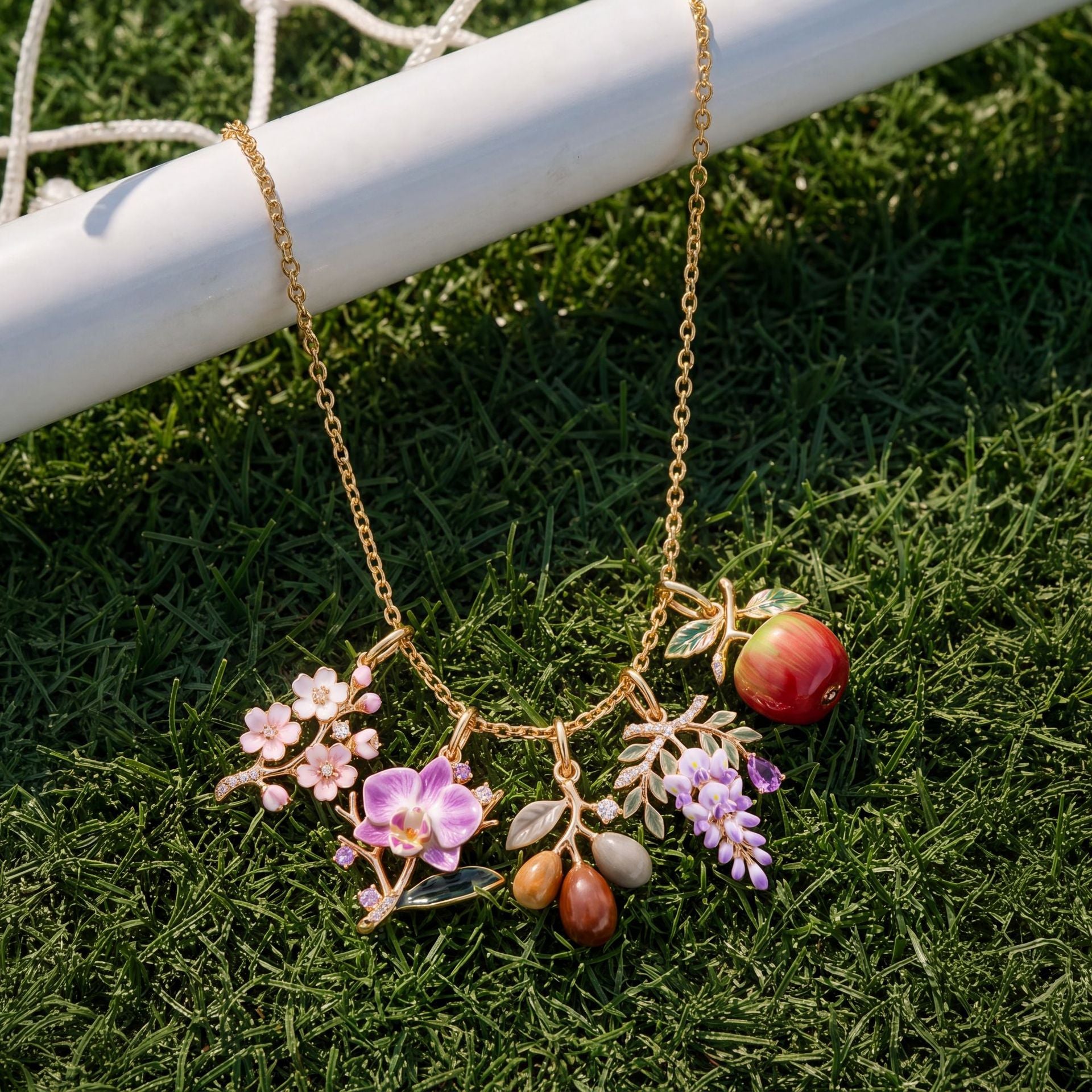 Wholesale Chic Lemon Fruit Pendant Charm DIY Jewelry Accessory Copper Electroplated For Bracelet Necklace Making Boutique Resale
