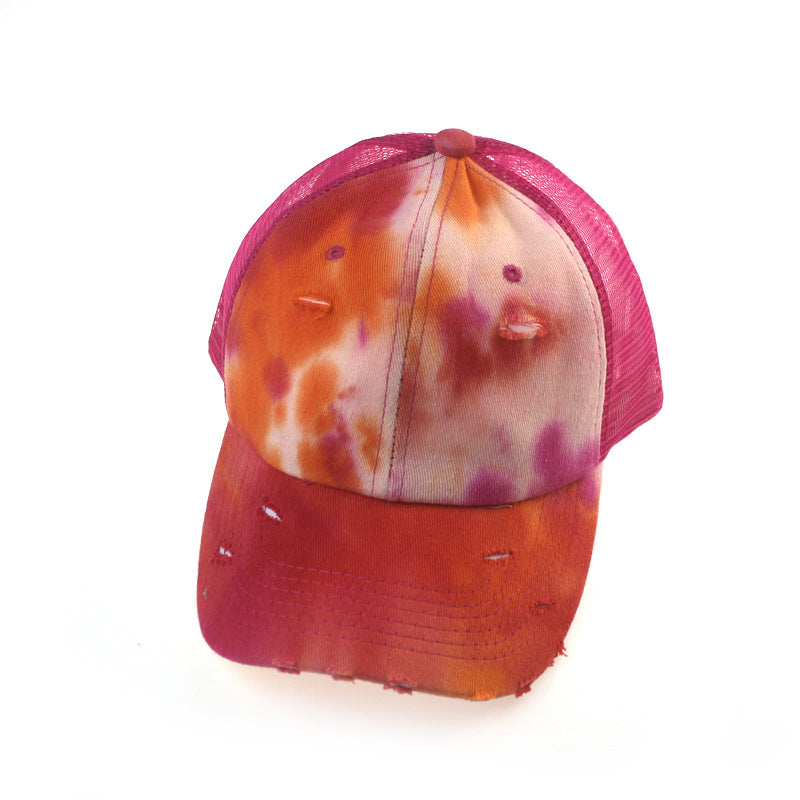 Wholesale Tie Dye Mesh Cap Cotton Hat Baseball Cap ACC-HT-JiaTuo007