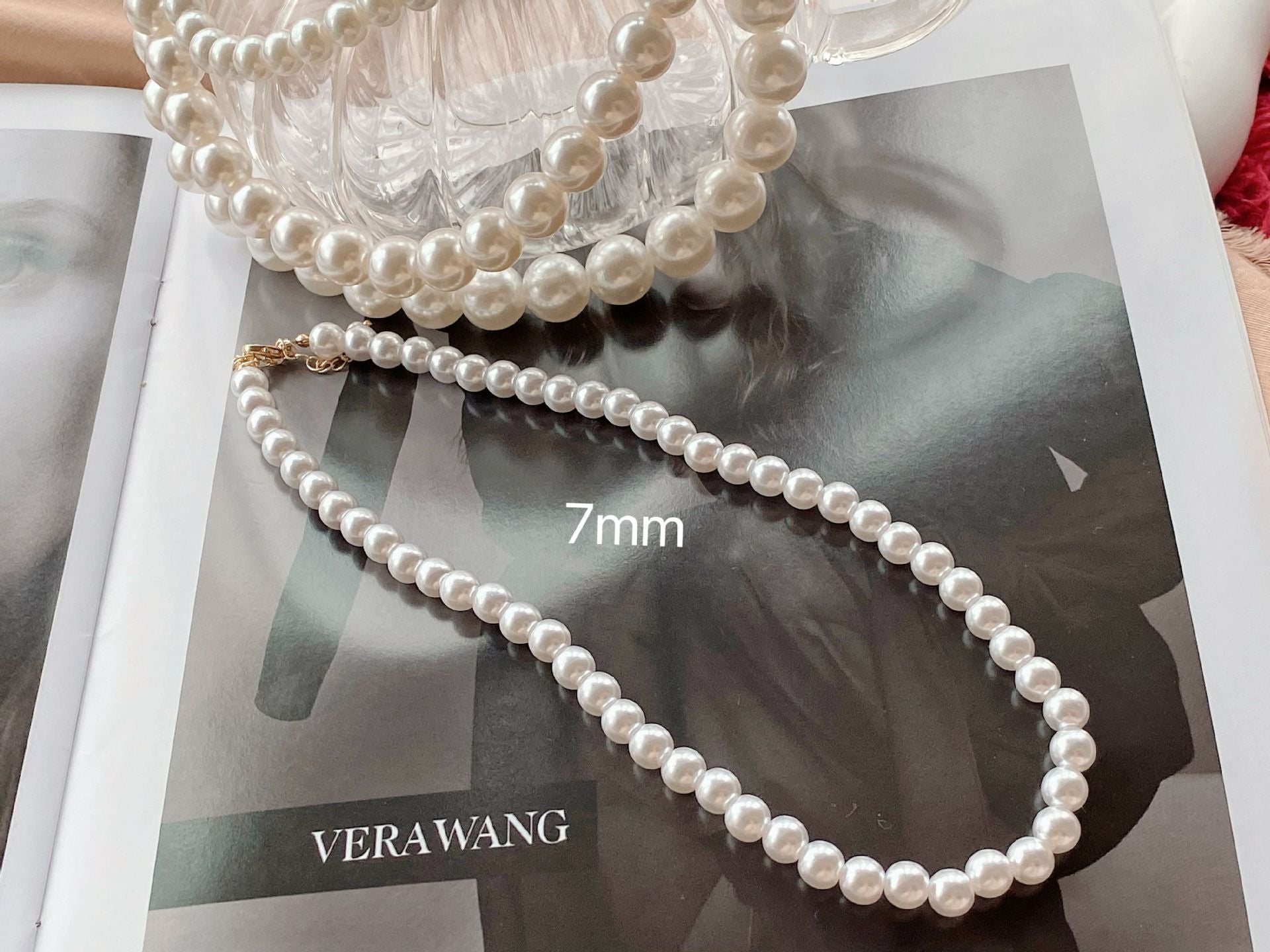 Wholesale Pearl Necklace Sweater Chain Clavicle Chain Choker Necklace Long Necklace ACC-NE-Hanxi001