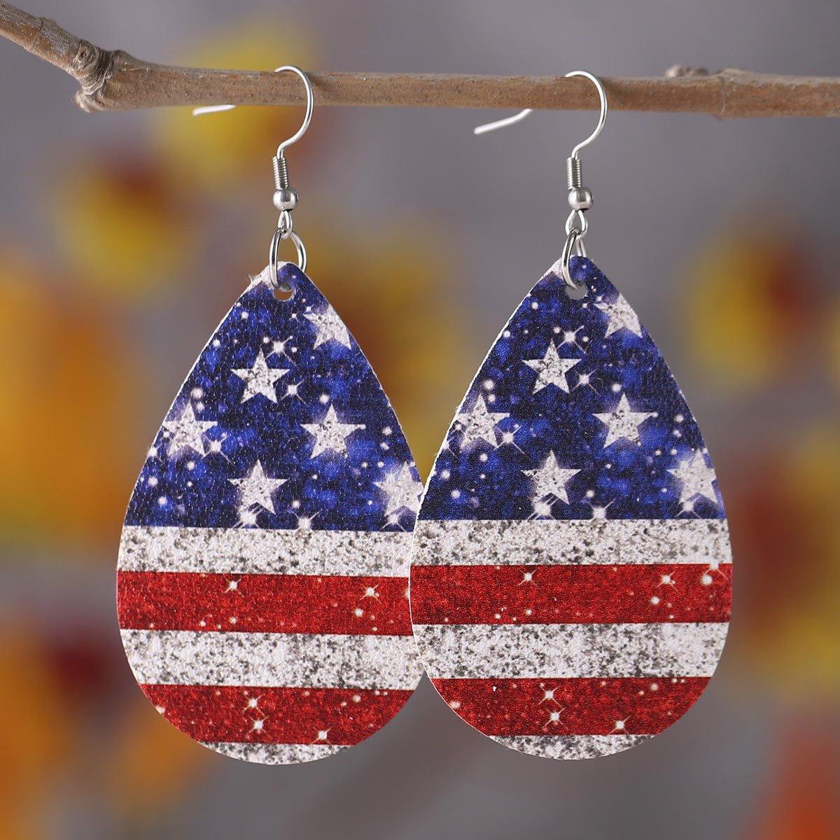 Wholesale Independent Station Explosions US Independence Day Earrings