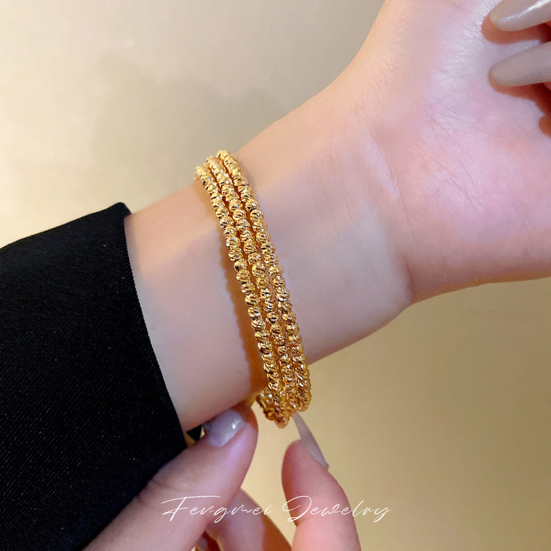 Wholesale Irregular Geometric Three-layer Bracelet Layered Bracelet Set ACC-BT-Fengm001