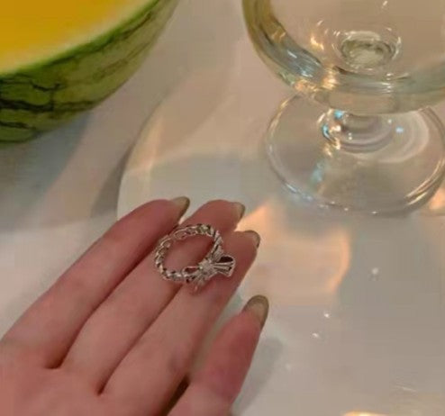 Wholesale alloy camellia flower ring