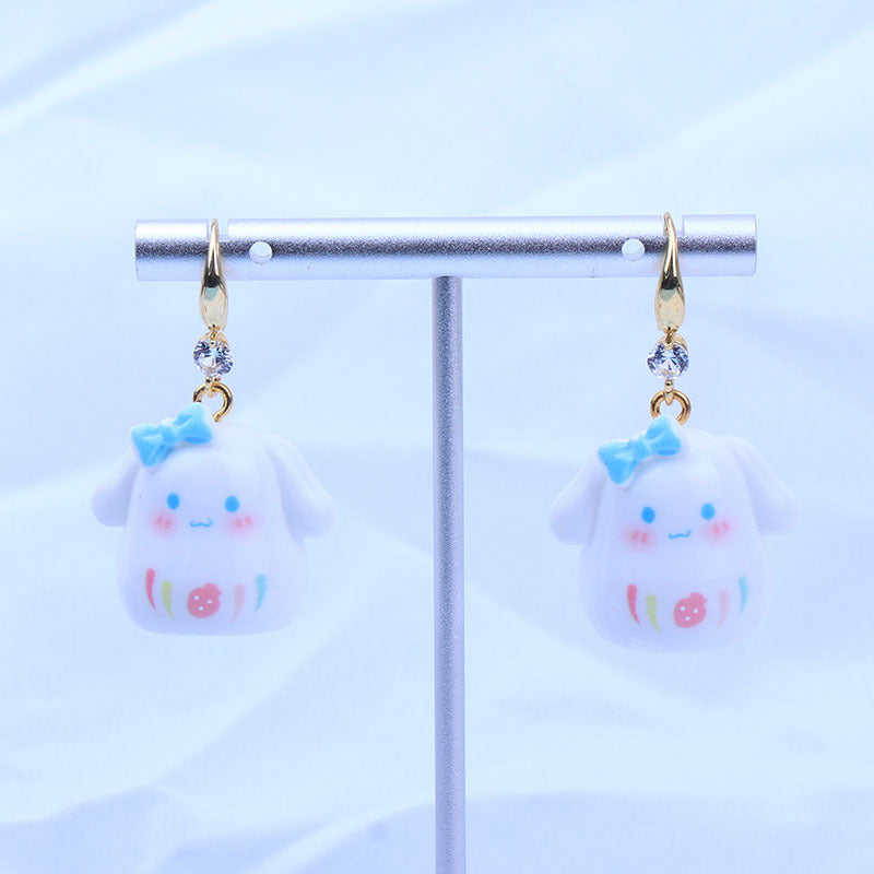 Wholesale Cartoon Cute Three-dimensional Resin Earrings ACC-ES-Fany007