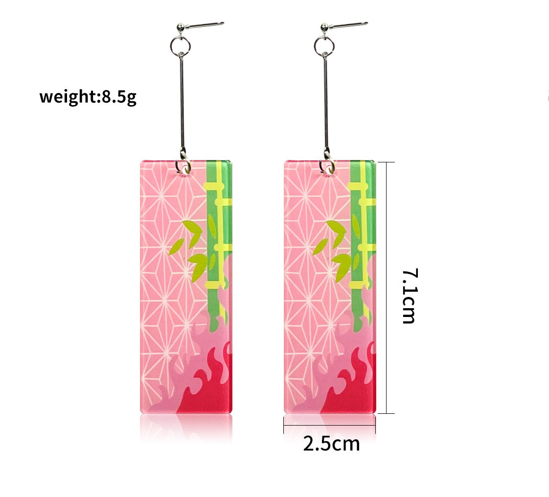 Wholesale Cartoon Anime Butterfly Acrylic Earrings ACC-ES-Jiay011