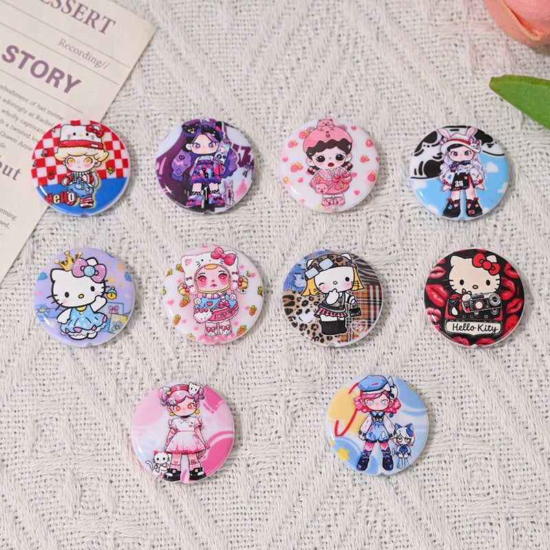 Wholesale 10pcs Plastic Cute Cartoon Beads DIY Bead Accessories