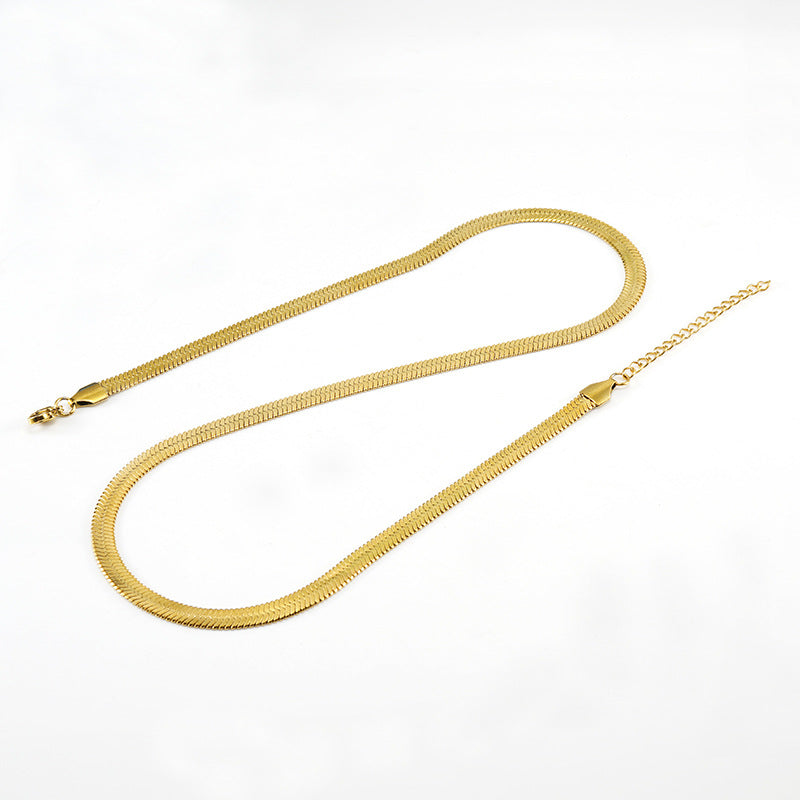 Wholesale stainless steel blade chain necklace