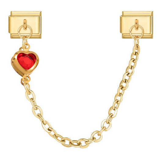 Wholesale Italian Modular Bracelet Heart Pendant DIY Composable Bracelet Charms DIY Bracelets