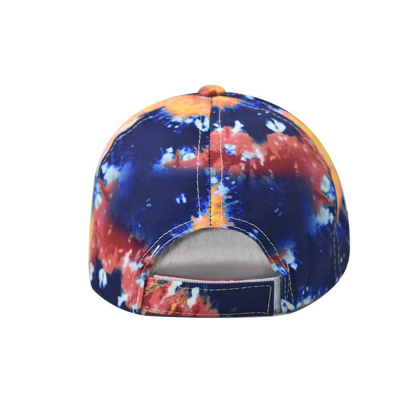 Wholesale Stylish Chinese Style Gradient Baseball Cap With Traditional Painting Print Adjustable Outdoor Sun Hat For Summer