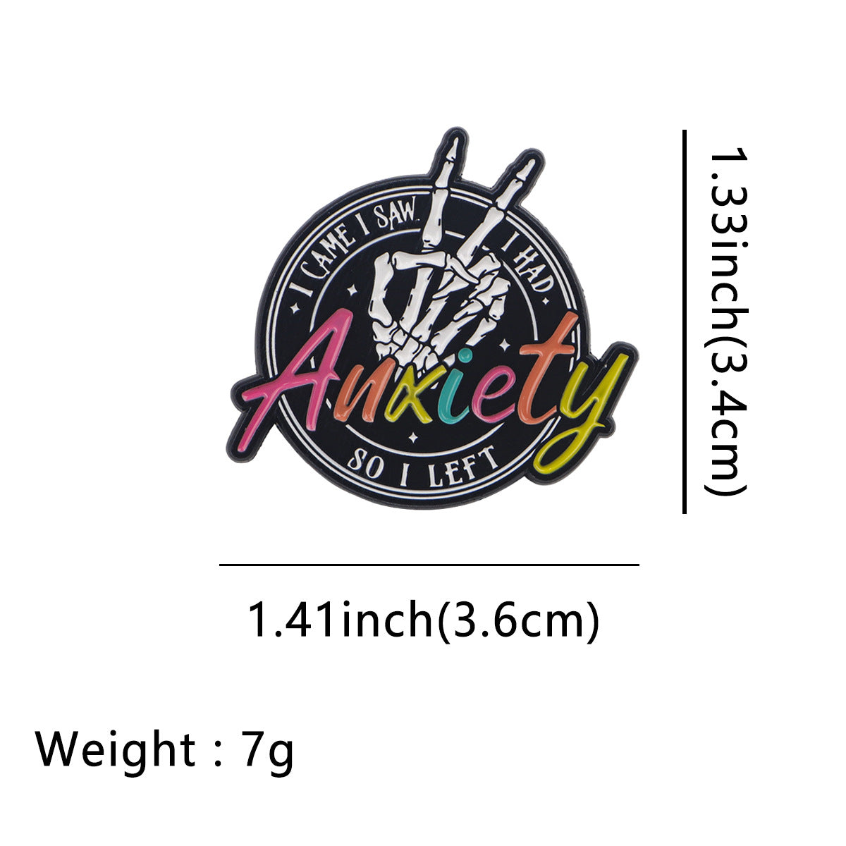 Wholesale 5pcs Alloy black and white letter skull butterfly brooch badge