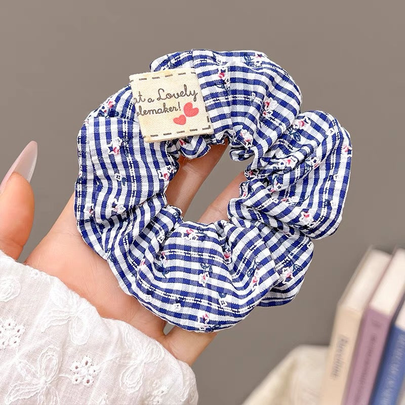 Wholesale Retro Floral Hair Ties Hair Scrunchies ACC-HS-Geyi002