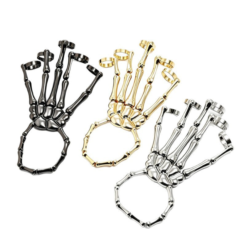 Wholesale Alloy Skull Bracelet  Punk Style Fashion Accessory for Resale