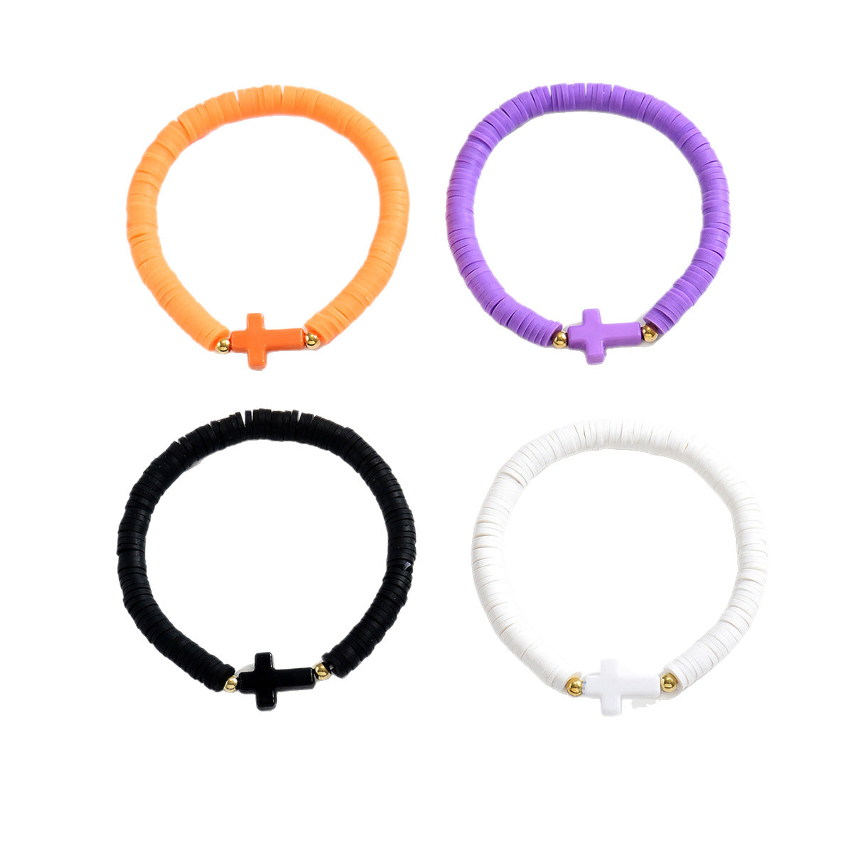 Wholesale  Bohemian Cross Soft Clay Bracelet