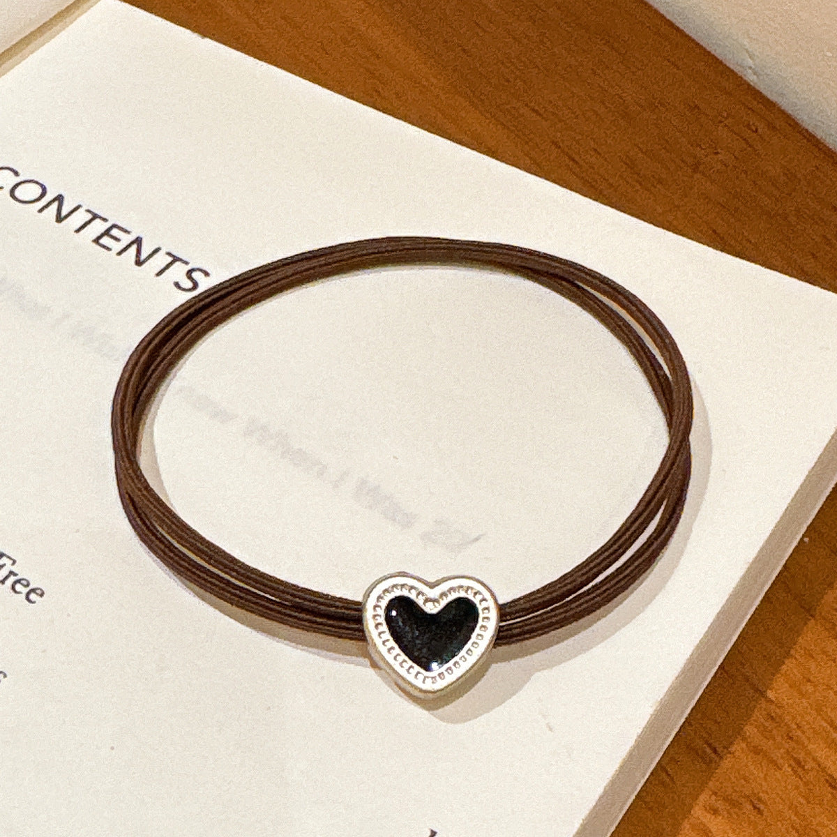 Wholesale 10pcs Simple Headband Small Rubber Band Durable Hair Tie Hair Scrunchies Bow Heart ACC-HS-Huidi005