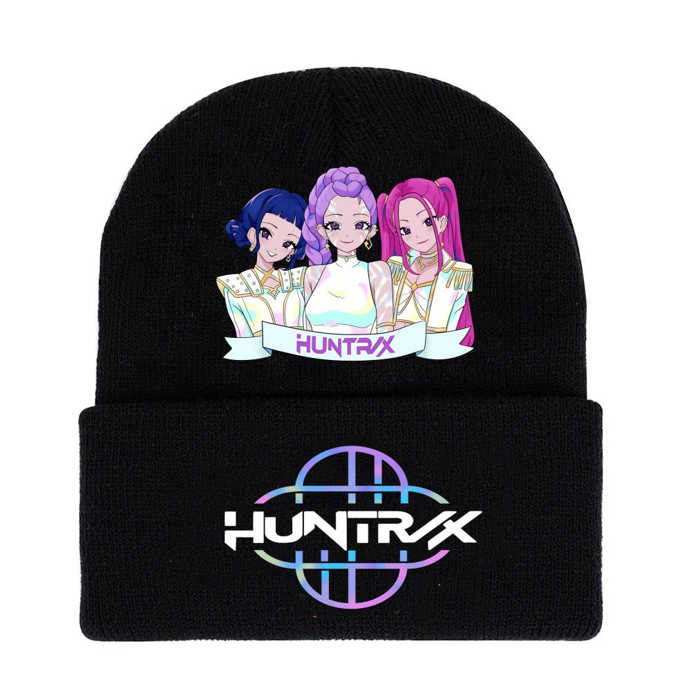 Wholesale kpop anime cartoon knitted hat Beanie