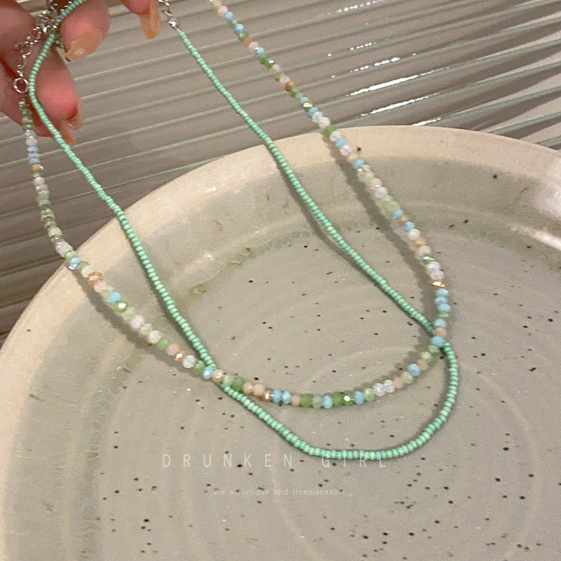 Wholesale Green Beaded Necklace