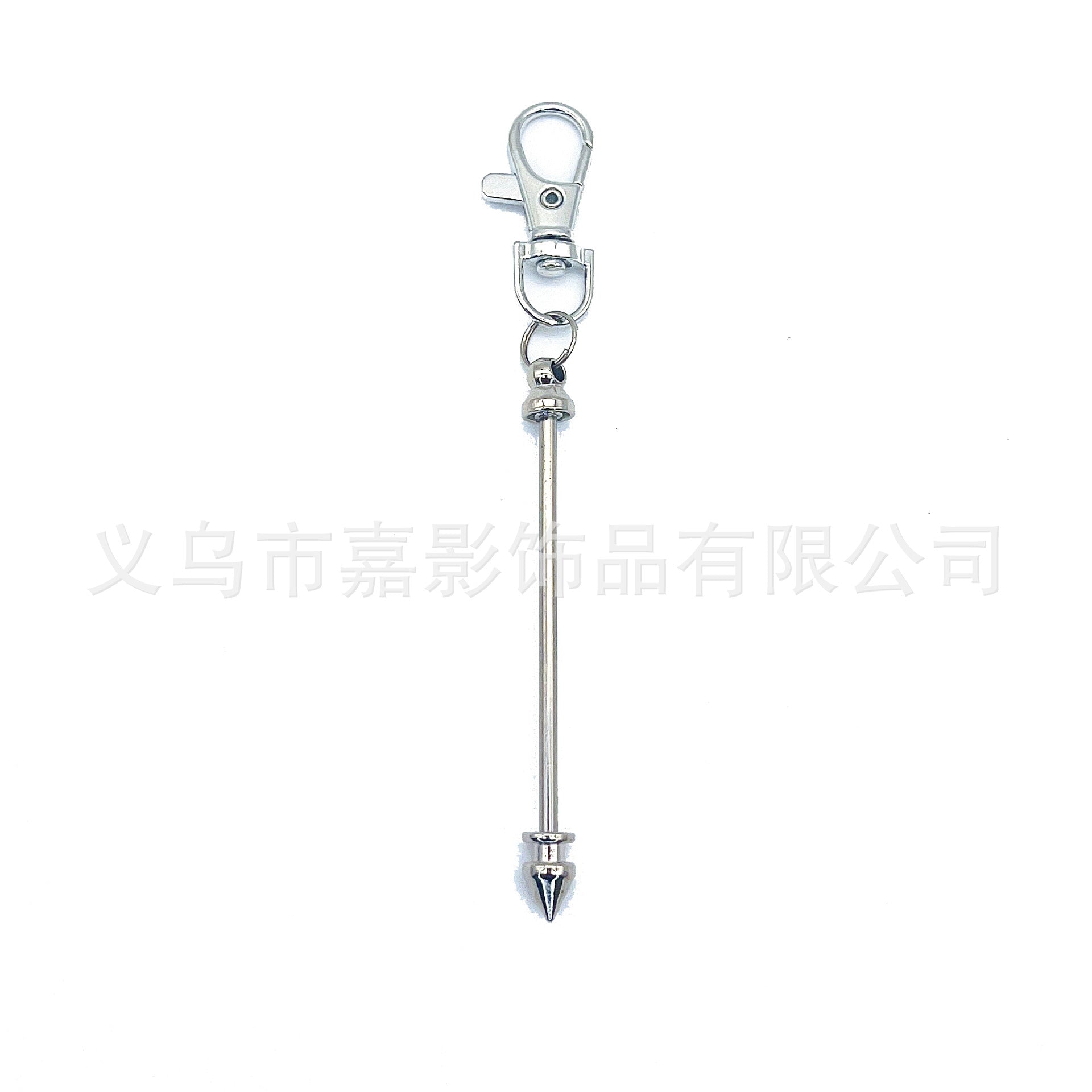 Wholesale 5pcs Beadable Keychain Bars Pointed Lobster Clasp IY Beaded Keychain ACC-KC-JiaYing003